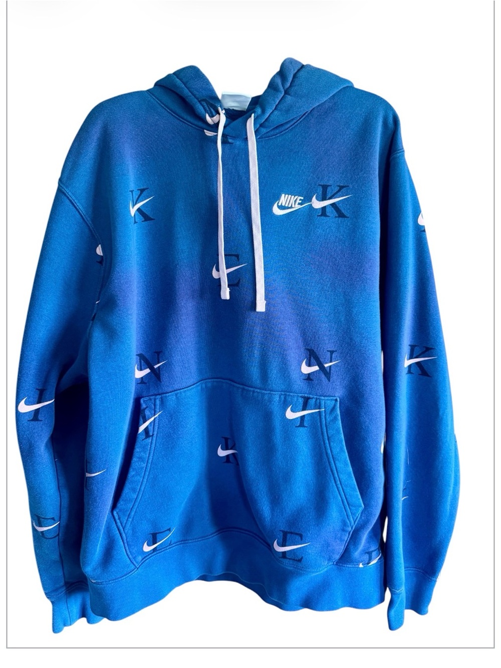 Nike Blue Logo-Print Women’s Hoodie